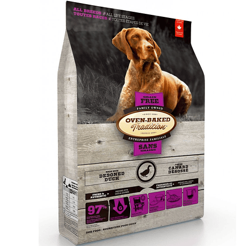 Oven Baked Tradition GF All Breeds Duck 10,43 kg - Alimento Premium para Perros
