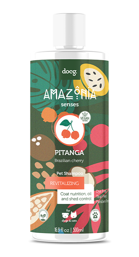 Shampoo Amazonia Pitanga 500 ml Perros y Gatos