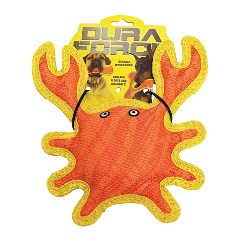 Crab Tiger Orange Yellow Duraforce | Juguete Para Perros