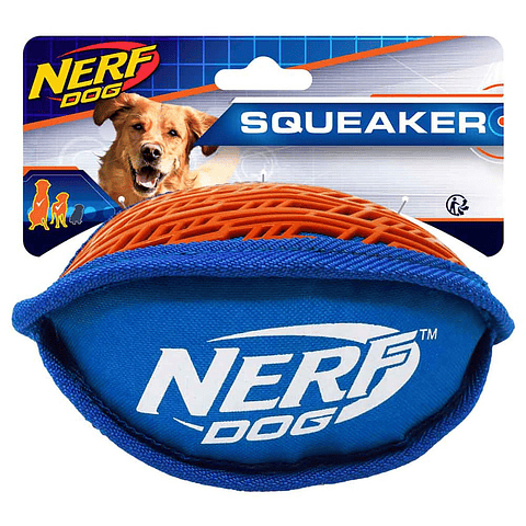Nerf Force Grip Football 7" | Juguete Pelota Perros