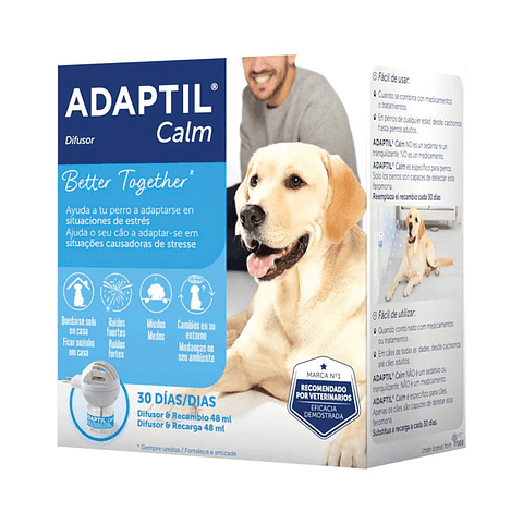 Adaptil Difusor + Repuesto 48 ml | Feromona Tranquilizante Perros