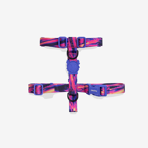 ZeeDog Glitch Error #500 H-Harness Medium ☠️🌴 | Para Perros Medianos