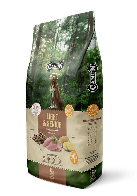 Canun Fresh Light & Senior 3 kg Grain Free | Alimento Premium Perros