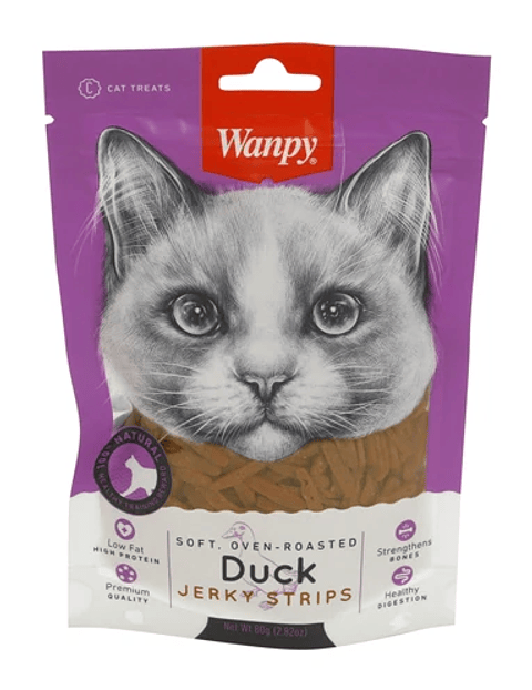 Wanpy Soft Duck Cat 80 g - Snack Gatos