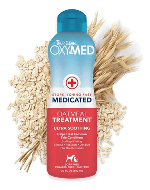Acondicionador Piel Sensible Para Perros Tropiclean Oxymed 592 ml