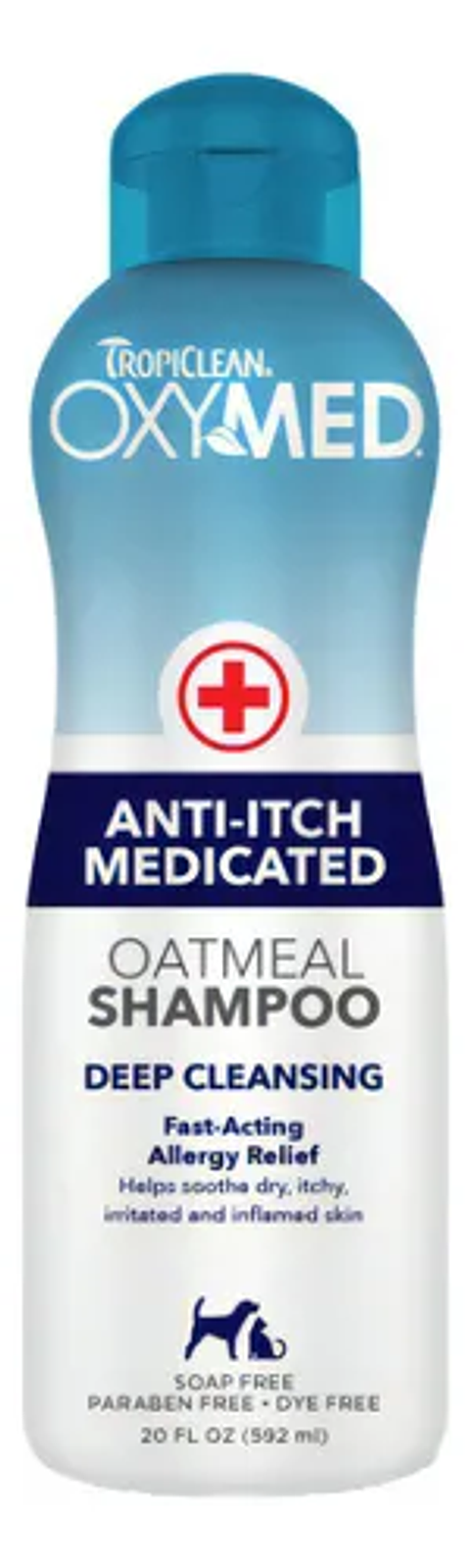 El Mejor Shampoo Anti Picazón Tropliclean Oxymed 592 ml