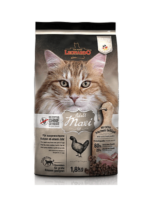 Leonardo Adult GF Maxi 1.8 kg | Alimento Premium Seco Gatos