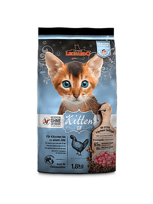 Leonardo Kitten Grain Free 1.8 kg - Alimento Libre de Granos Gatos Cachorros