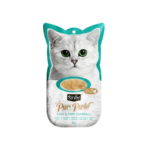 Snack Gato Anti Bolas de Pelo Kitcat Atún y Fibra 60g Premium | InfoPet Chile