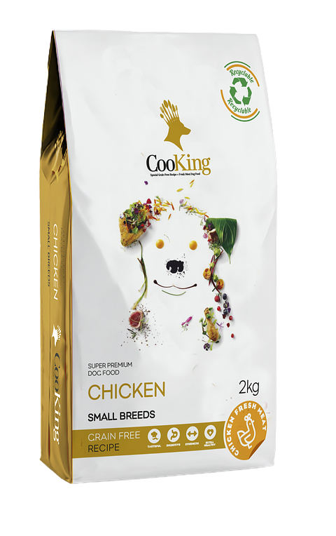 Cooking Dog Small Breeds Chicken 2 Kg | Libre de Granos
