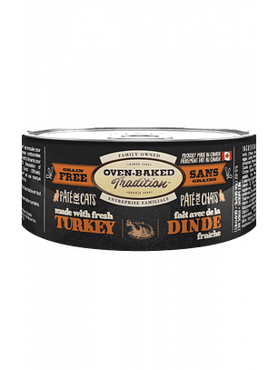 Oven Baked Gatos Paté Turkey Adult Cat 156 g 🇨🇦  