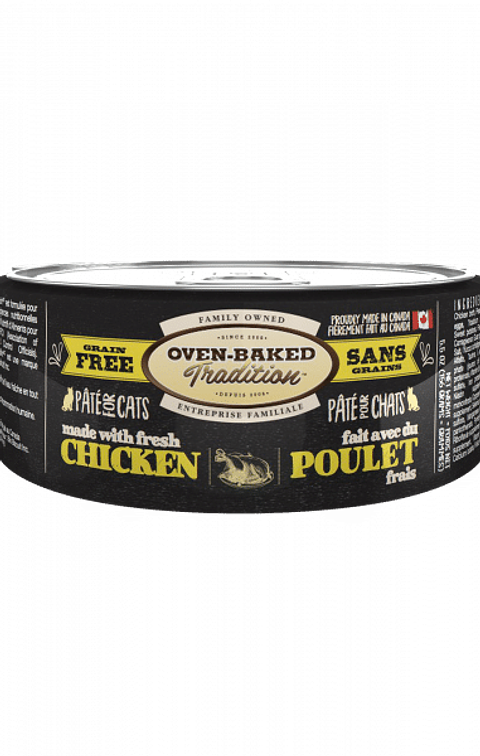 Oven Baked Gatos Adultos Paté de Pollo 🇨🇦 156 g 