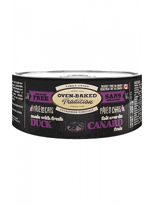 Oven Baked Gatos Adultos Paté de Pato  🇨🇦 156 g 
