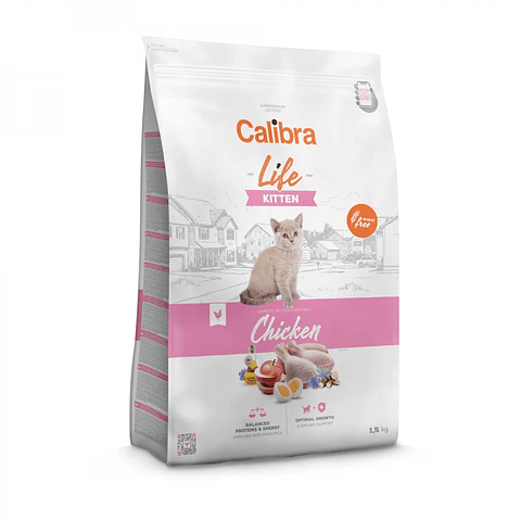 Calibra Cat Life Kitten Pollo 1.5 kg | Gatos Cachorros