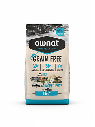 Ownat Libre de Granos con Proteína de Trucha 3 kg