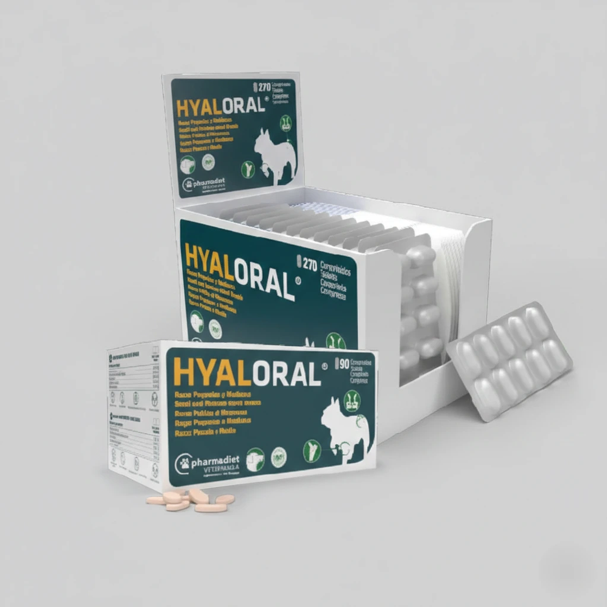 Hyaloral Razas Pequeñas y Medianas - 10 Comprimidos 1