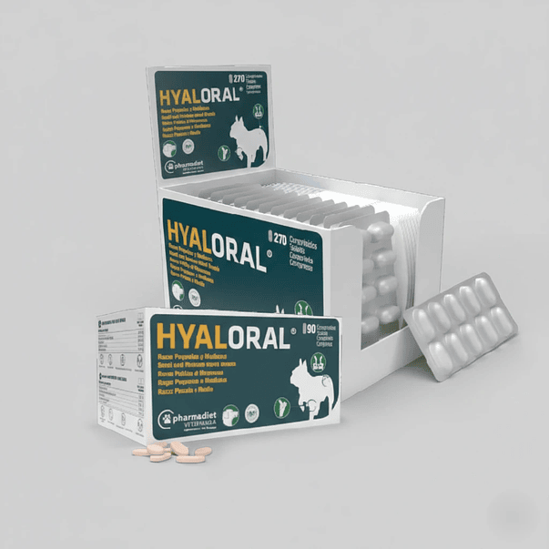 Hyaloral Razas Pequeñas y Medianas - 10 Comprimidos 1