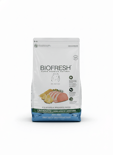 Biofresh Perros Adultos Razas Medianas Cerdo Piña 3 kg