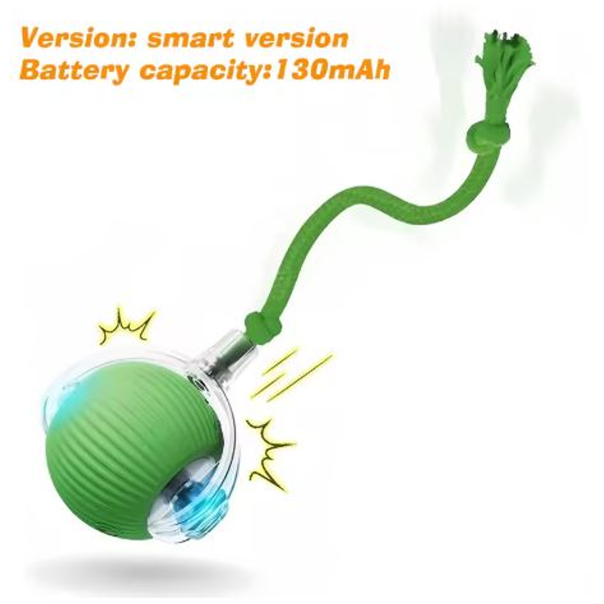 Pelota Giratoria Led Interactiva Para Perros Gatos Recargable Usb  3