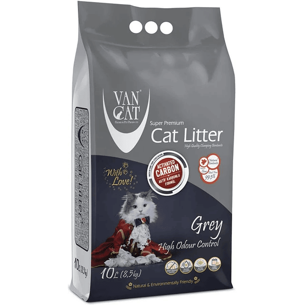 VANCAT Arena Sanitaria Carbón Activo 10 Litros 1