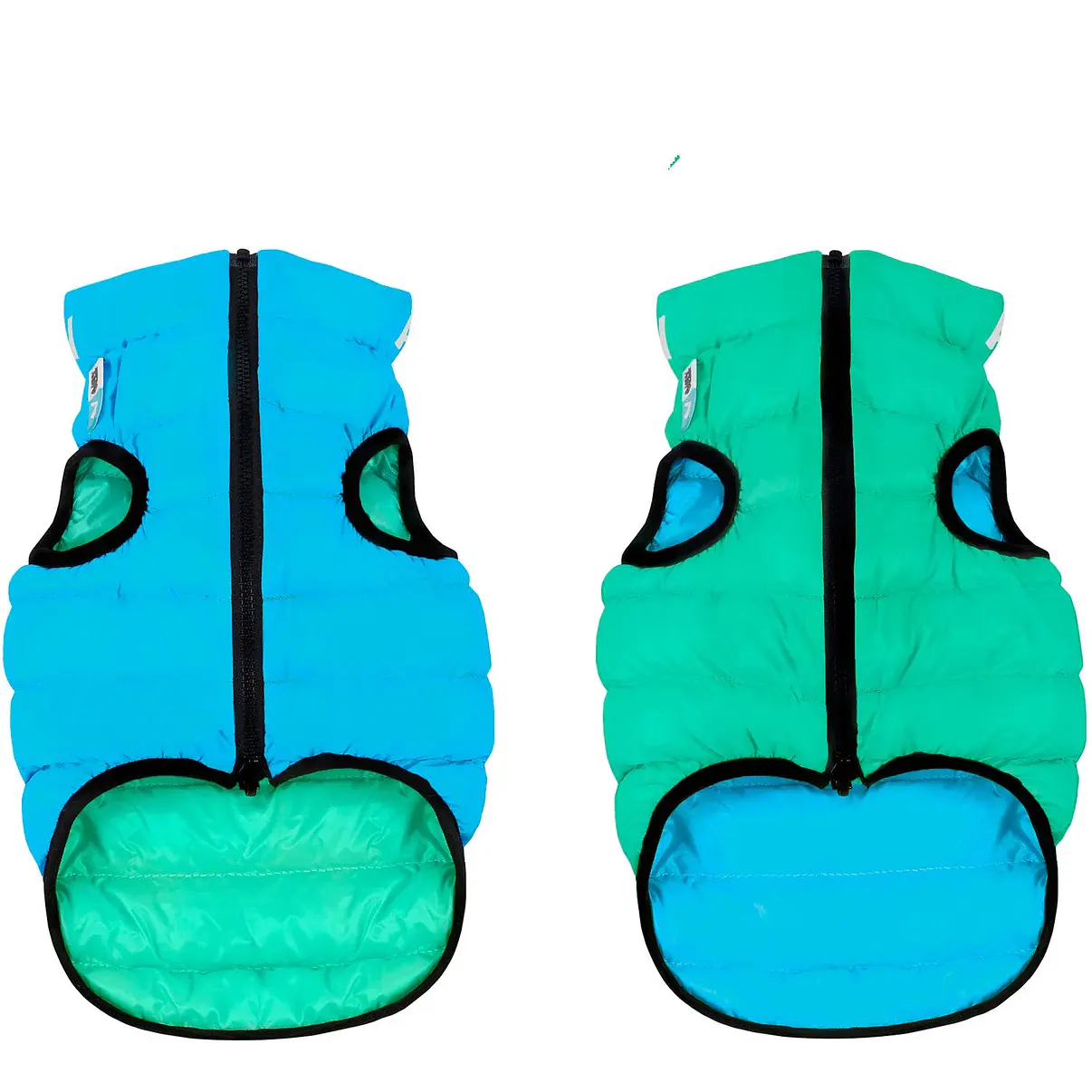 Chaqueta Lumi Verde/celeste Xs30 1