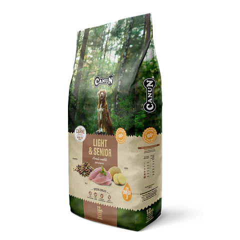 Canun Fresh Light & Senior 3 kg Grain Free | Alimento Premium Perros