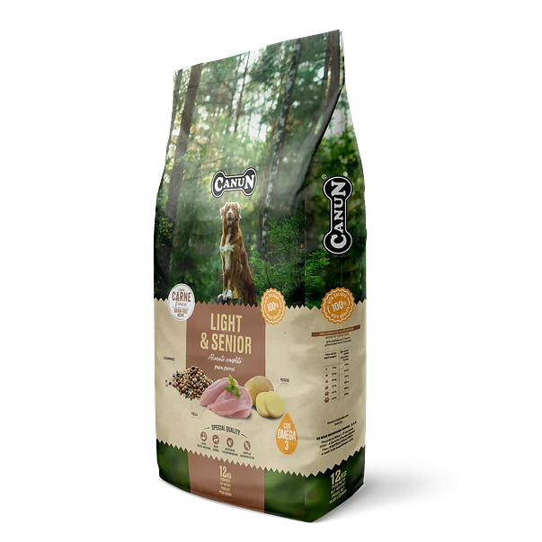 Canun Fresh Light & Senior 3 kg Grain Free | Alimento Premium Perros 1