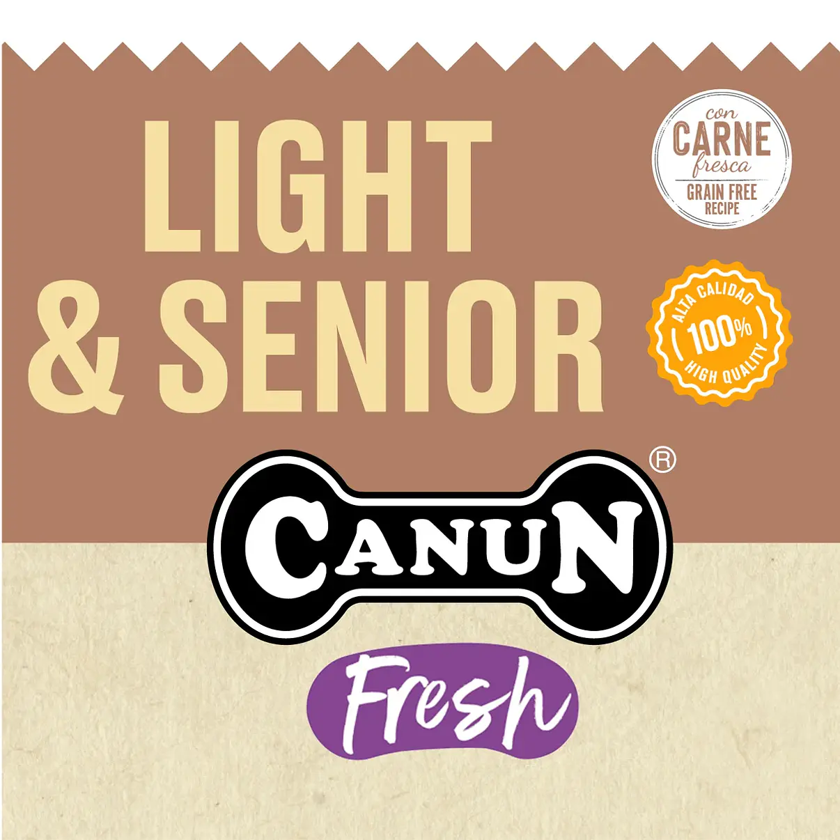 Canun Fresh Light & Senior 3 kg Grain Free | Alimento Premium Perros 4