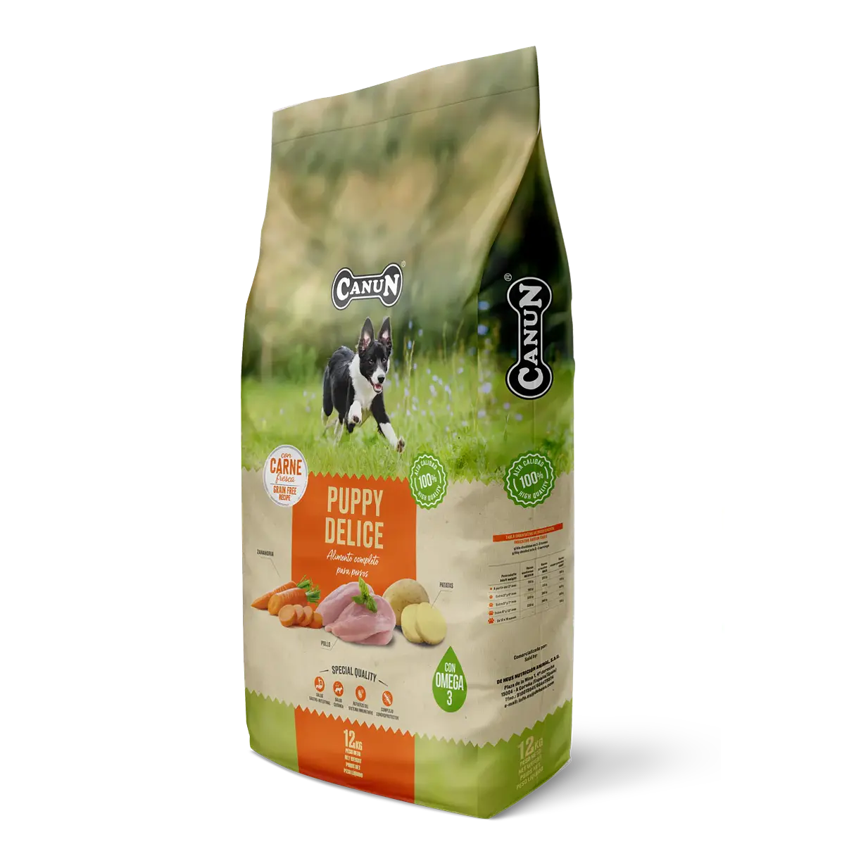 Canun Fresh Puppy Delice Grain Free 3 kg  | Alimento Premium Cachorros 1