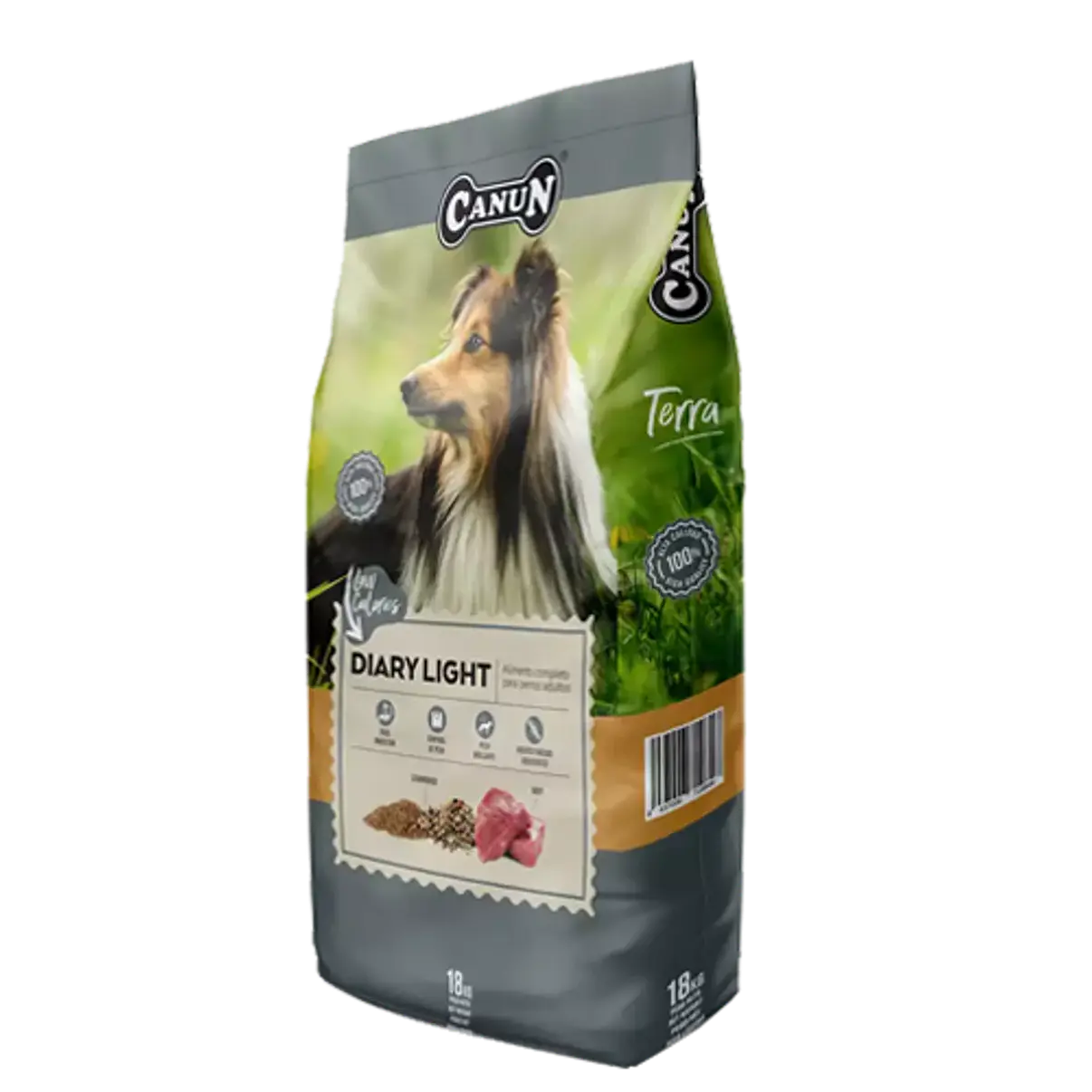 Canun Terra Diary Light 4 kg | Alimento Español Para Perros  1