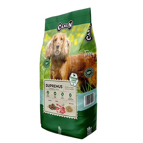 Canun Terra Supremus Cordero 18 kg | Alimento Premium Español