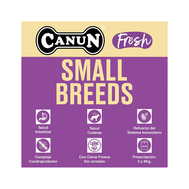 Canun Fresh Dog Small Breed 2 Kg 2