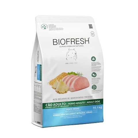 Biofresh Alimento Seco Perros Adultos Razas Medianas Cerdo y Piña 3 kg