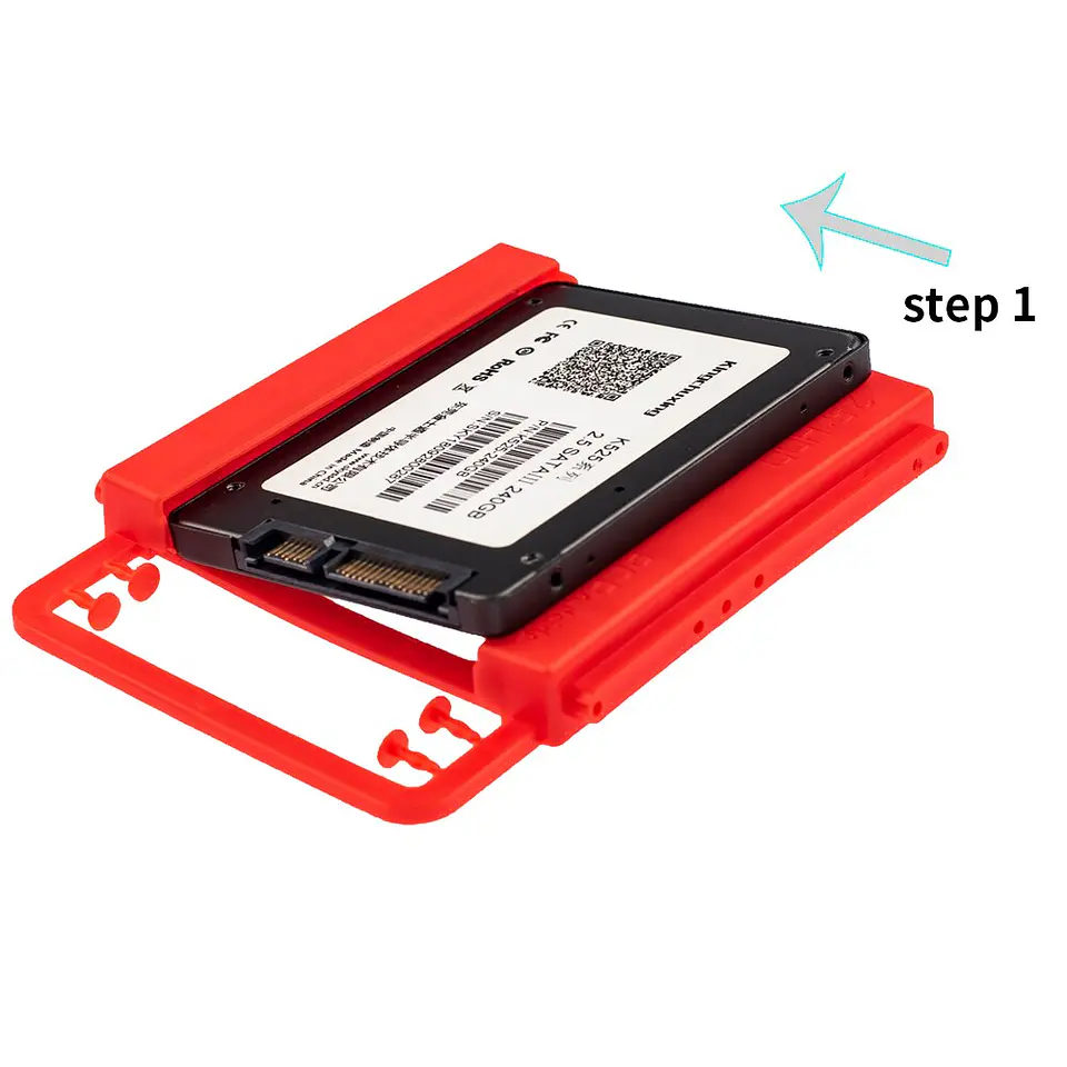 Suporte SSD/HDD discos 2.5 para caixas de 3.5