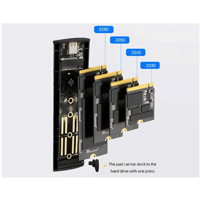 Caixa extarna para discos SSD M2 NVME