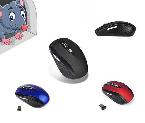 Rato sem fios várias cores