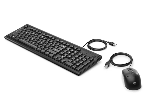 Teclado e Rato Com Fios