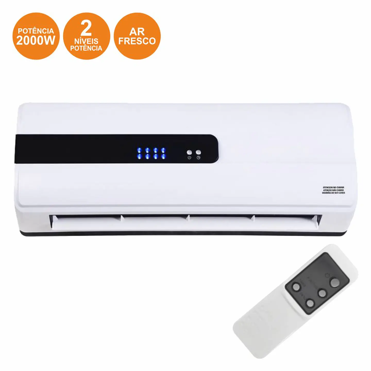 RADIADOR DE CASA DE BANHO 1000/2000W 1