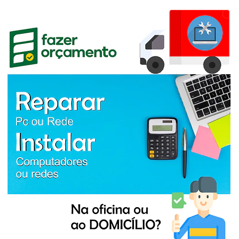 📝 ORÇAMENTO GERAL<br>Reparar ou Instalar