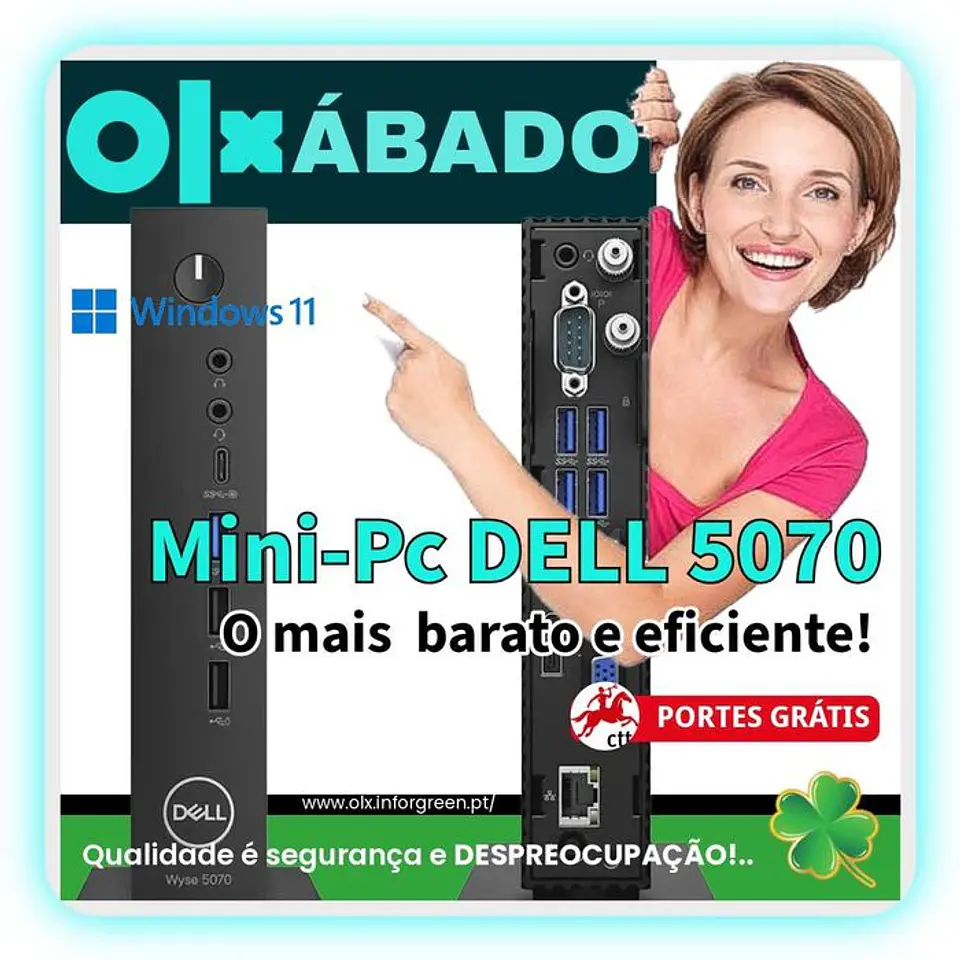 Mini-PC Dell 5070 - Portes incluídos no preço - PROMOÇÃO ATÉ DIA 15 DE AGOSTO 2026 1