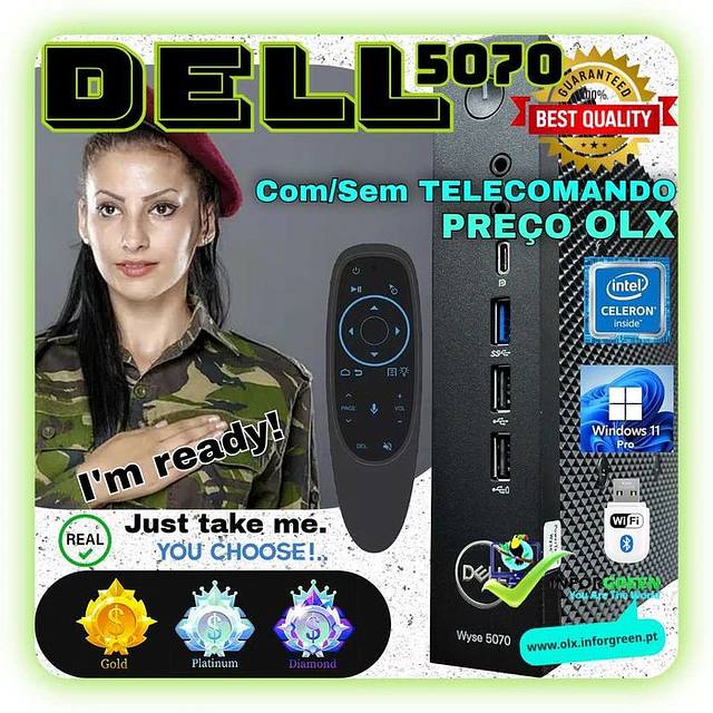 Mini-PC Dell 5070 - Lista PCs para entrega 50€ de DESCONTO - PRONTOS!.