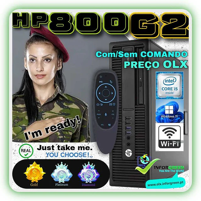 HP 800 G2 i5/i7 - Lista p/ entrega 40€ DESCONTO - I'M READY!.