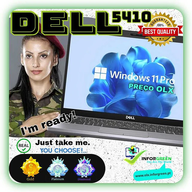 Portatil Dell 5410 i7-10619u 16GG e disco 256GB - BATERIA OK - I'm READY!