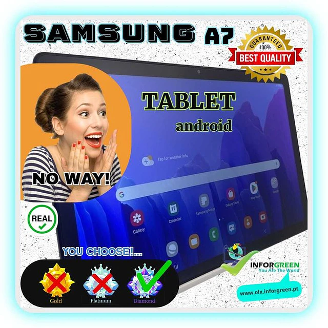 Tablet Samsung Galaxy A7 Sm-T500 -  Como novo e bateria nova.