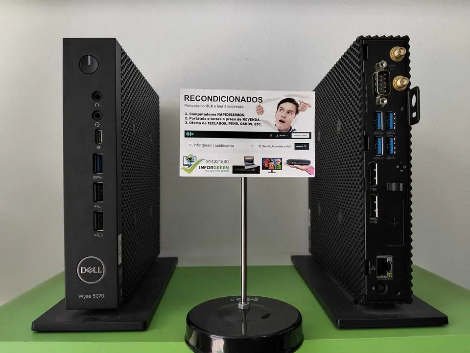 Mini PC Dell 5070 8GB Ram - W11 - Placa Wireless e Antenas 4