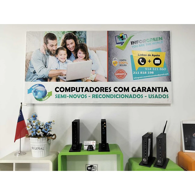 Mini PC Dell 5070 8GB Ram - W11 - Placa Wireless e Antenas