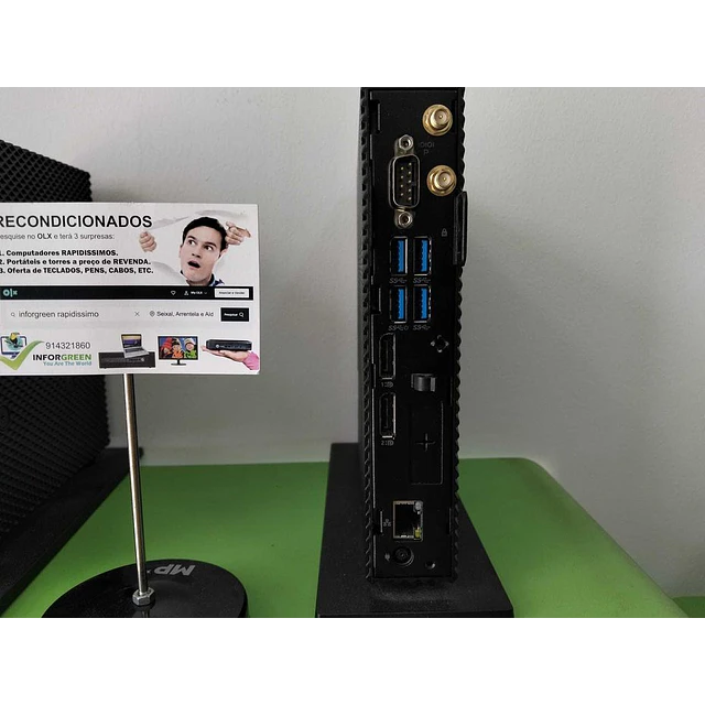 Mini PC Dell 5070 16GB Ram W11 - Placa Wireless e Antenas