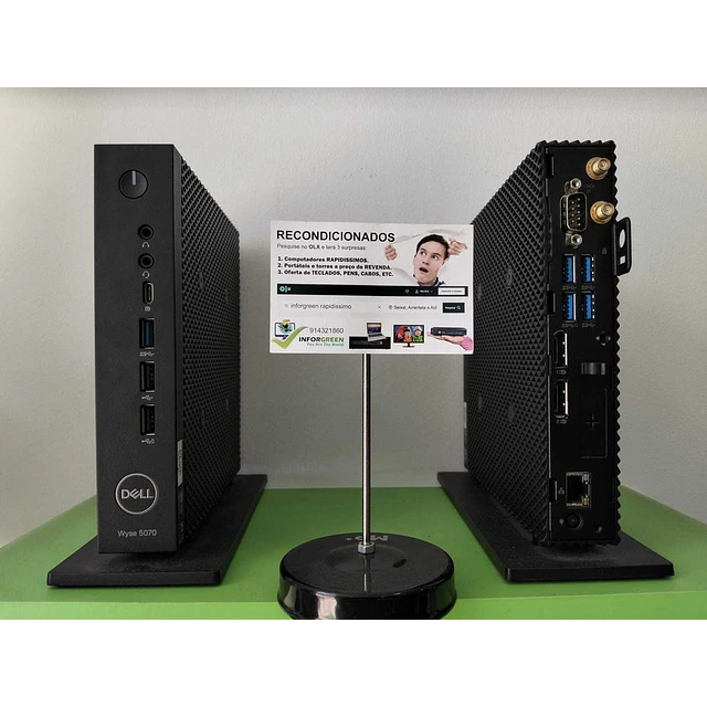 Mini PC Dell 5070 16GB Ram W11 - Placa Wireless e Antenas
