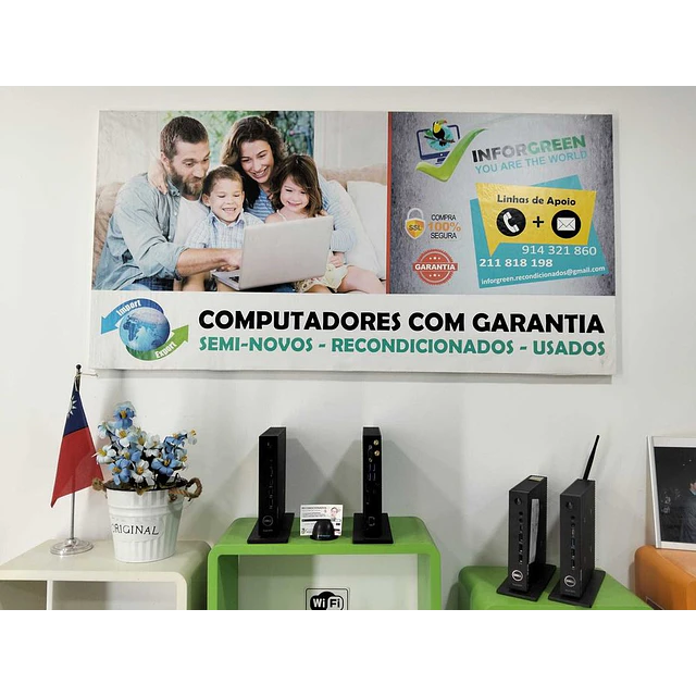 Mini PC Dell 5070 16GB Ram W11 - Placa Wireless e Antenas