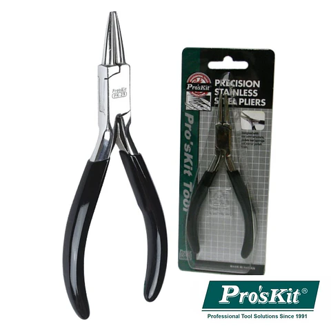 ALICATE DE PONTAS REDONDAS CURTAS 130MM PROSKIT